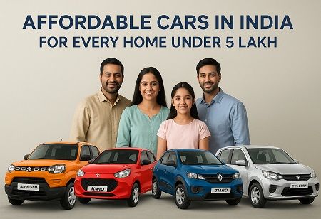 Affordable Cars in India for Every Home Under 5 Lakh